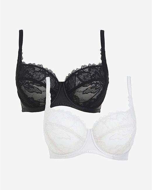 Pretty Secrets Black 2 Pack Willow Bras