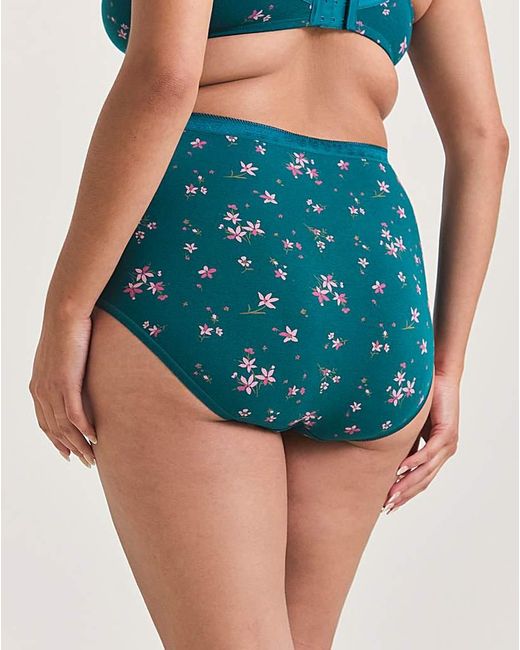 Slimma Blue 4 Pack Full Fit Knickers