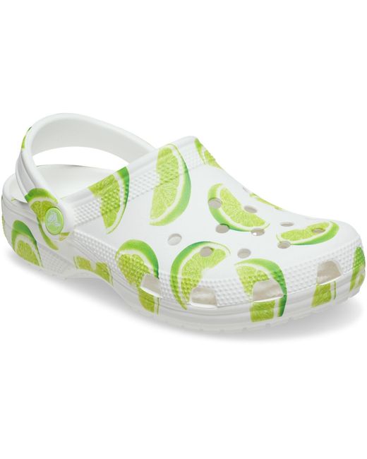 CROCSTM Green Classic Graphic Clog