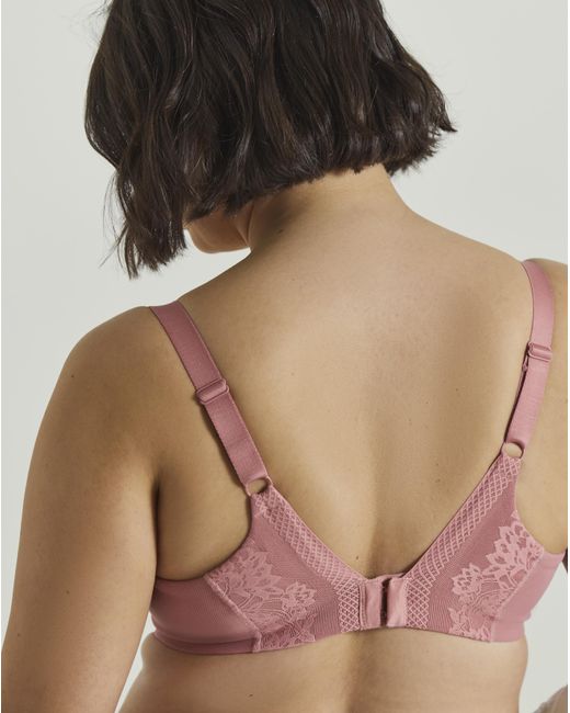 Elomi Multicolor Nerina Plunge Wired Bra Rose
