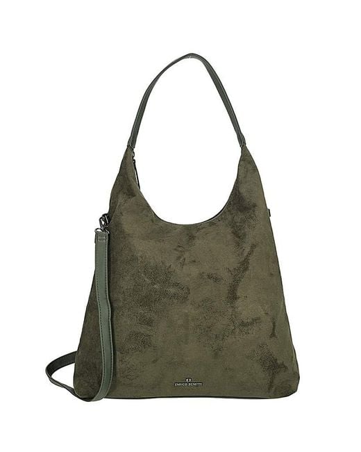 Enrico Benetti Green Norah Shoulder Shopper