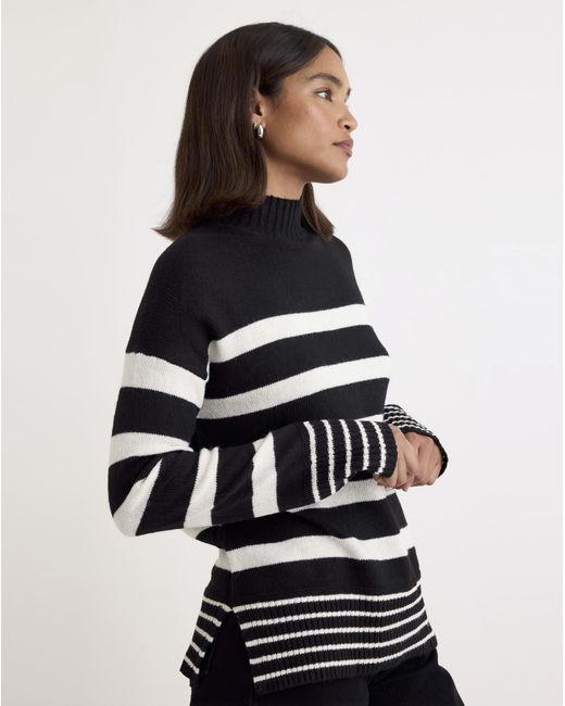 Nobody's Child Blue Stripe Longline Jumper