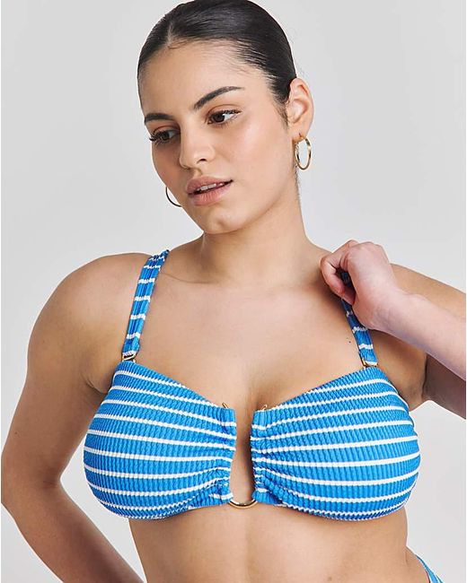JD Williams Blue Non Wired Bikini Top