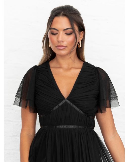 Anaya with love Black Anaya Plain Dress