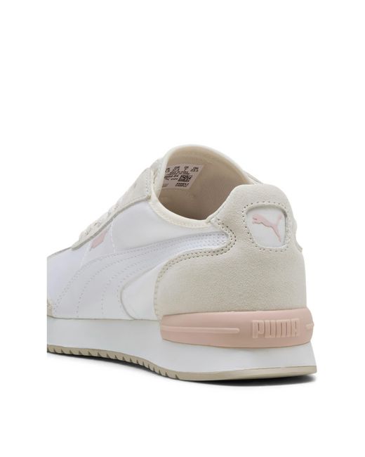 PUMA White R78 Wind Nylon Trainers