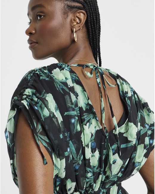 Religion Green Radiant Maxi Dress