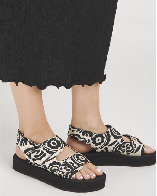 Simply Be Black Touch And Close Active Sandal Wide