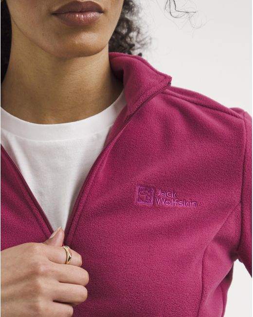 Jack Wolfskin Purple Taunus Half Zip
