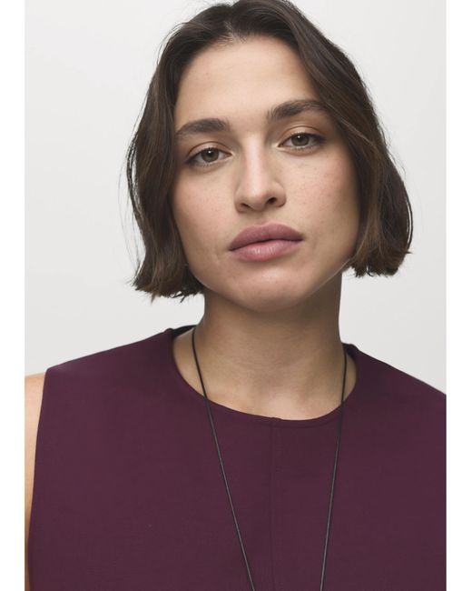Mango Purple A Line Dress