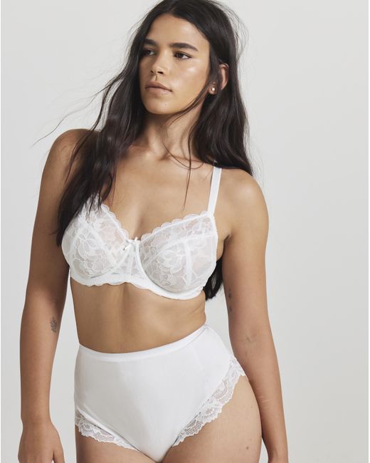 Pretty Secrets Brown Ivy Lace Full Cup Value Bra