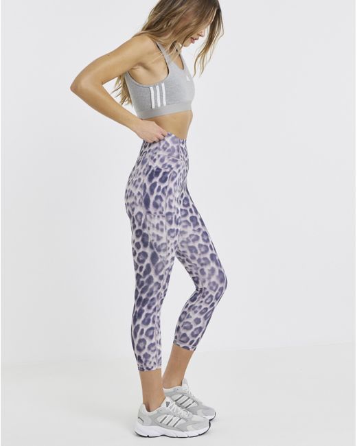 Adidas Blue Optime 7/8 Leggings