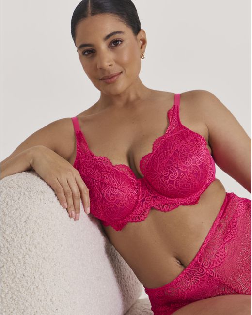 Pretty Secrets Red Mila Full Cup Bra