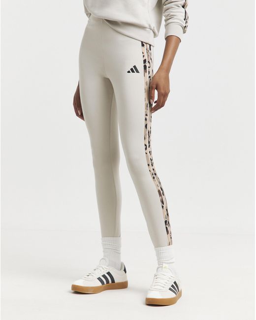 Adidas Natural 3 Stripe Legging