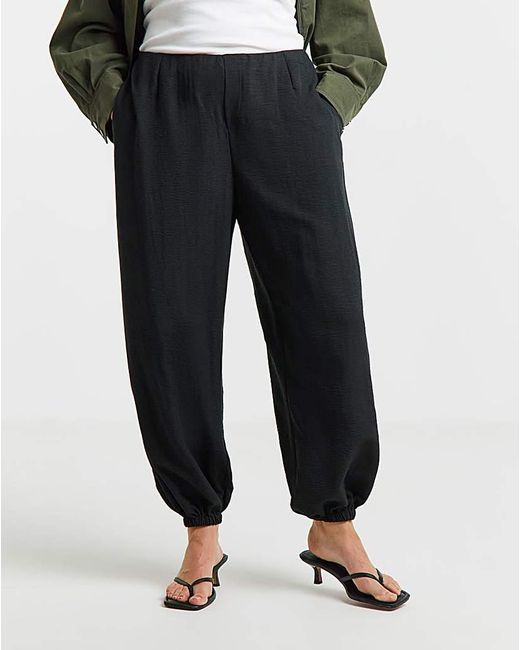 Simply Be Black Balloon Trouser