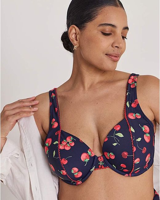 MAGISCULPT Blue Cherry Underwired Bikini Top