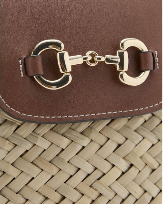 Mango Natural Fibre Shoulder Bag