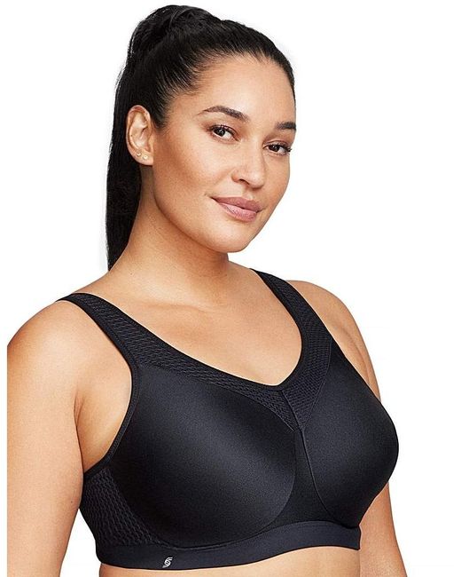 Glamorise Black 9066 Sport Bra