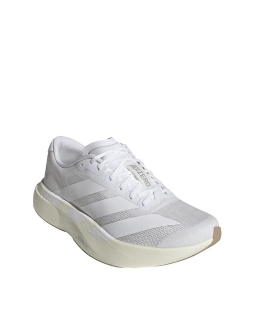 Adidas White Adizero Evo Sl Trainers