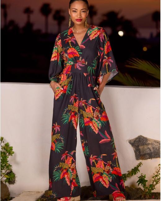 Joe Browns Black Tropical Paradise Jumpsuit