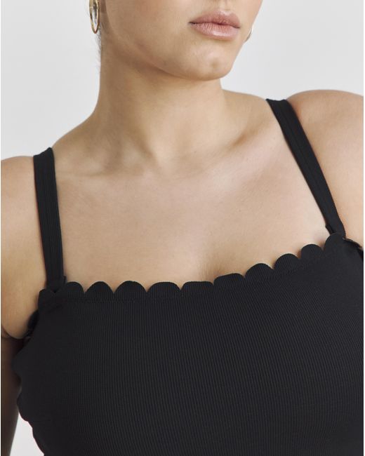 MAGISCULPT Black Contour Me Bandeau Swimsuit