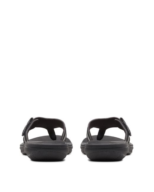 Clarks White Cloudsteppers Sandal D Fit