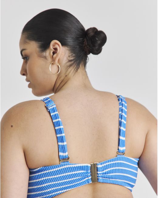 JD Williams Blue Non Wired Bikini Top