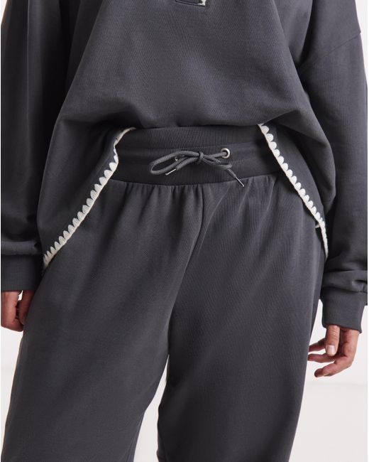 Simply Be Blue Barrel Leg Jogger