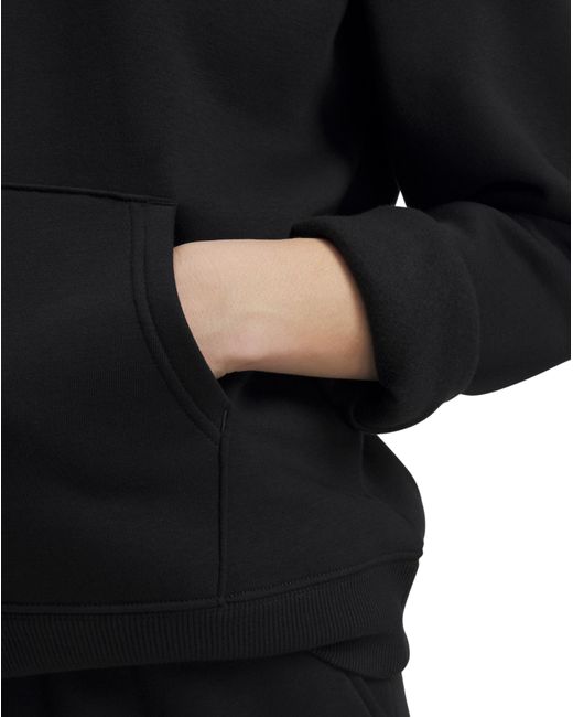 Under Armour Black Rival Fleece Pul-on Hoodie