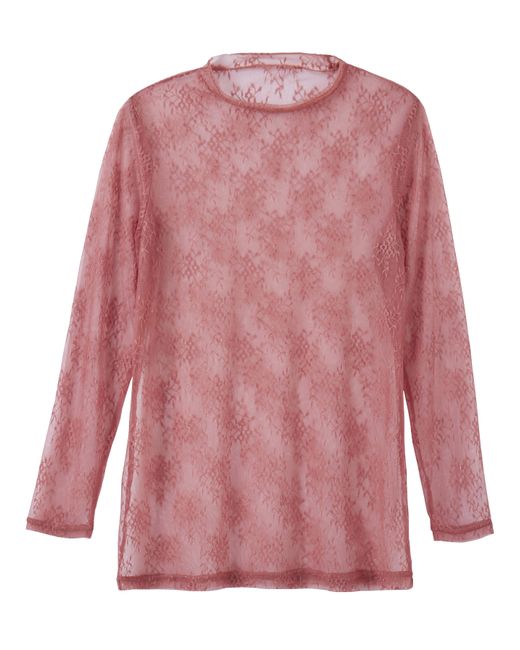 Simply Be Red Rose Lace Layering Top
