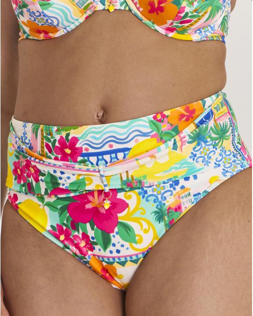 MAGISCULPT Blue High Waist Bikini Brief