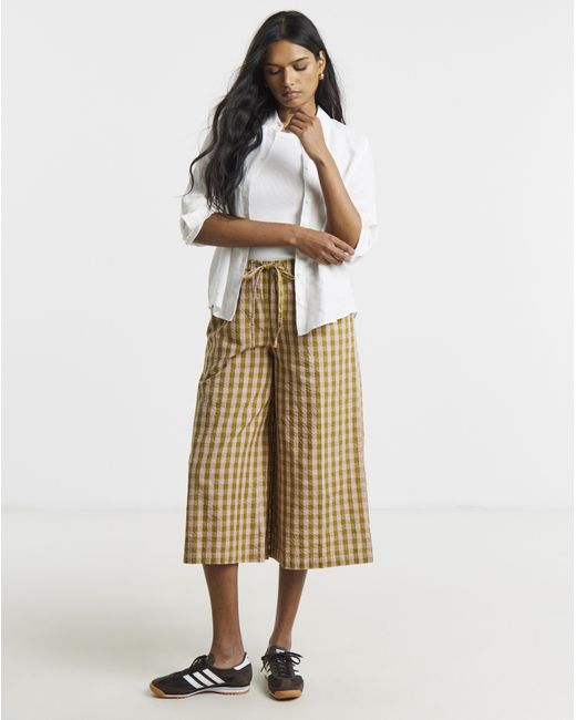 Simply Be Natural And Gingham Cullottes