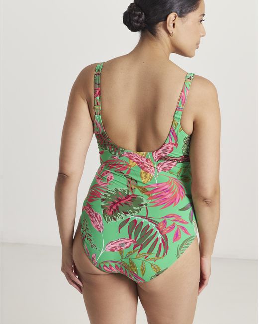 MAGISCULPT Green Contour Shaping Swimsuit