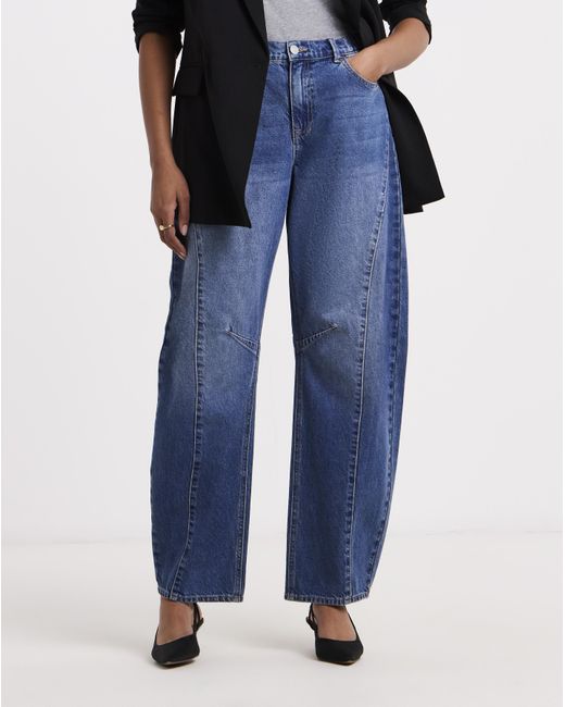 Simply Be Blue Authentic Tapered Leg Jeans