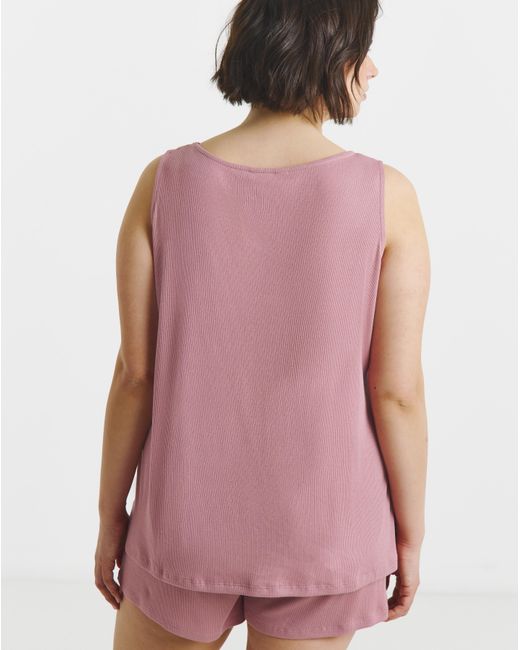 Pretty Secrets Pink Viscose Short Lounge Set