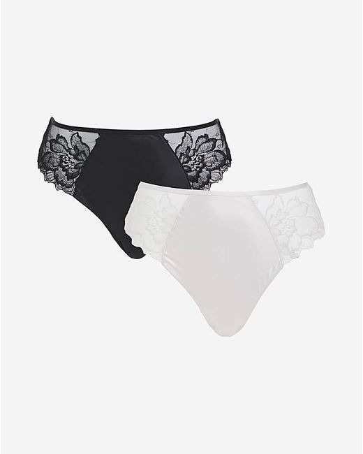 Pretty Secrets Black 2 Pack Willow Knickers