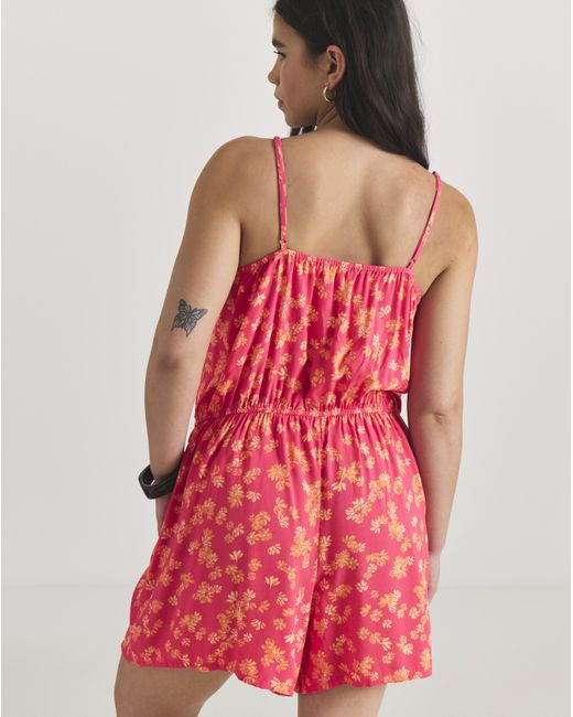 Simply Be Red Value 2 Pack Beach Playsuits