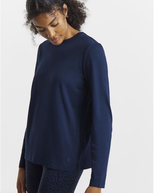 Sweaty Betty Blue Long Sleeve T-Shirt
