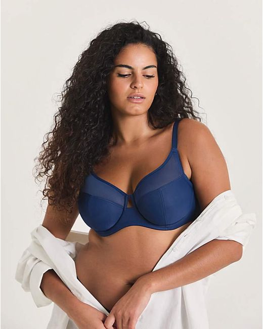 Pretty Secrets Blue 2 Pack Mesh Minimiser Bras