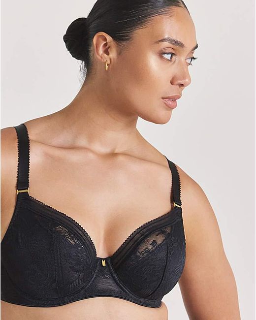 Fantasie Black Fusion Lace Plunge Bra