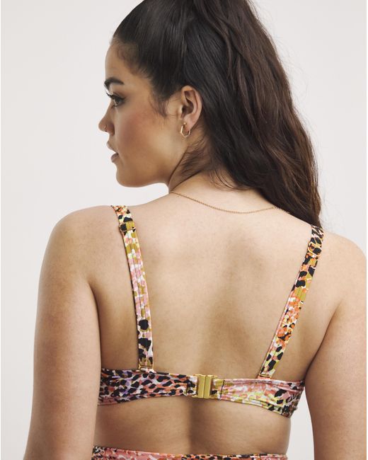 MAGISCULPT Brown Bandeau Bikini Top