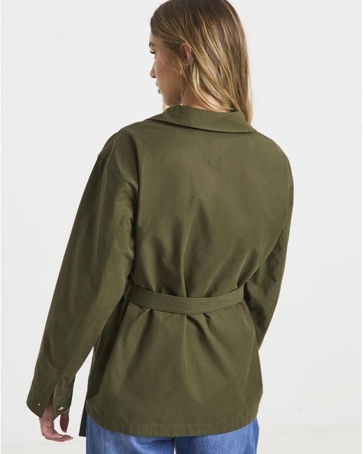 Tommy Hilfiger Green Cotton Jacket