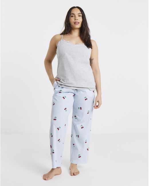 Pretty Secrets White 2 Pack Pj Sleep Vest Tops