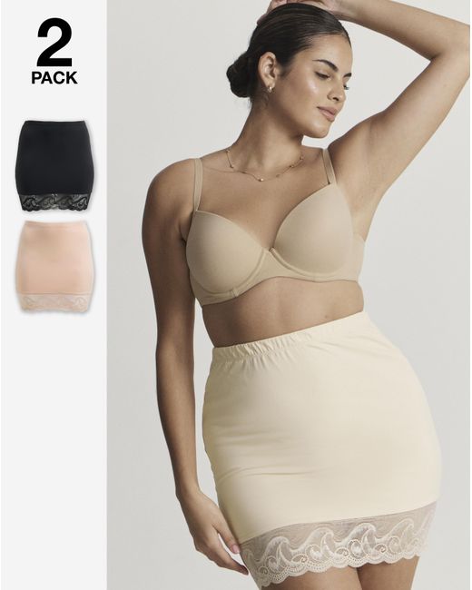 MAGISCULPT Black 2 Pack Shape & Sculpt Half Slips