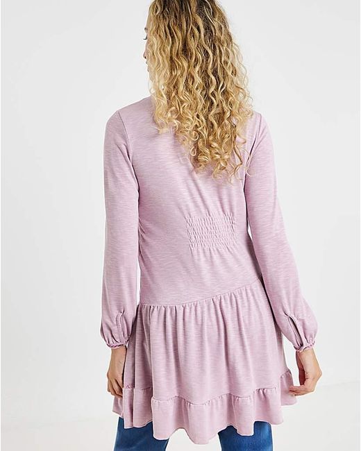 Joe Browns Purple Exquisite Embroidered Tunic