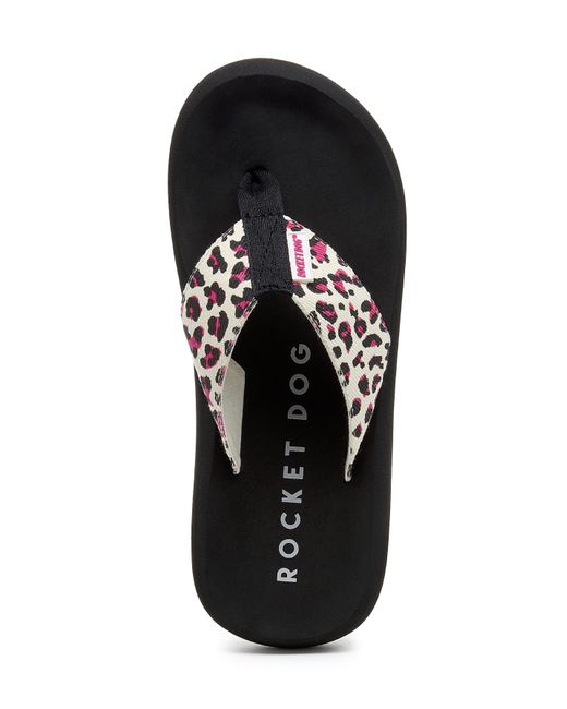 Rocket Dog White Spotlight Toe Post Sandals