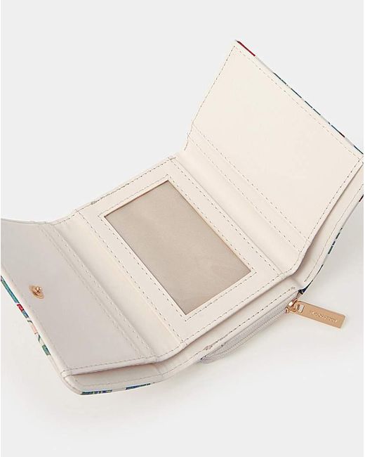 Accessorize White Strawberry Tri-Fold Purse