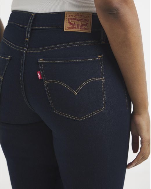 Levi's White 314 Shaping Straight Jean