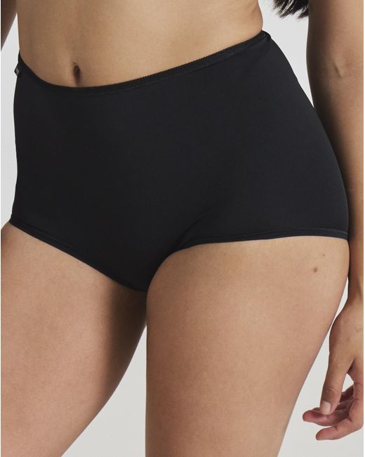 Sloggi Black 3Pk Microfibre Maxi Knicker