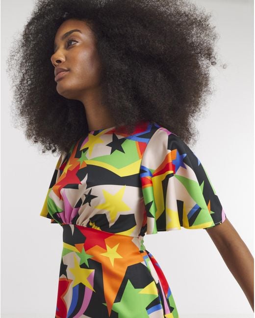 Twisted Wunder Multicolor Ziggy Star Mini Dress