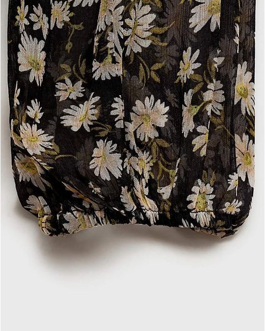 Mango Black Blouse Belle